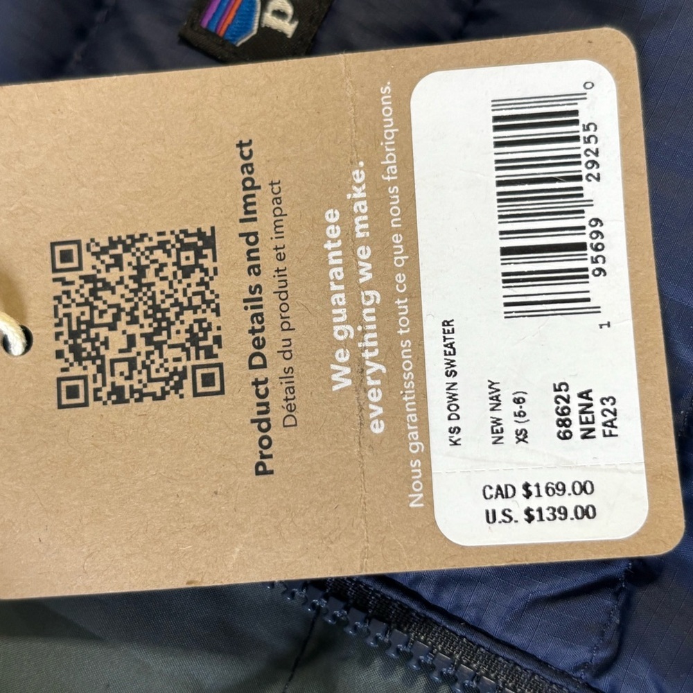 Children's Patagonia jacket size XS (5-6 years) new with label - Picture 4 of 5